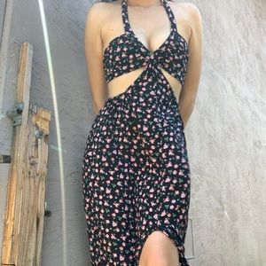 Zara Floral Midi Dress